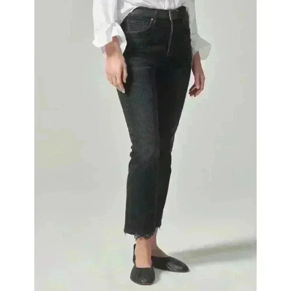 Citizens of Humanity Jolene High Rise Slim in Stormy Size 27 - Picture 3 of 15